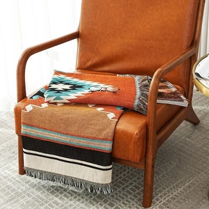 High Quality Bohemia Trippy Tapestry Custom <strong>Outdoor</strong> Camping <strong>Throw</strong> Blanket Woven Modern Style with Solid Pattern - Product Image 5