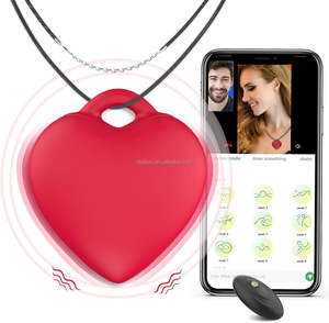 Fernbedienung Red Heart Halskette mit mehreren Funktionen Mastur batoren Genre Worldwide Großer Markt für Neuheiten Produkte für Erwachsene - Product Image 1