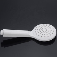 Pommeau de douche à main pour hôtel, en plastique ABS, économiseur d'eau, ensemble de douche portable finition chromée simple, support mural fixe, moderne