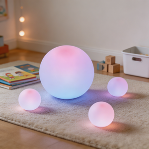 <span class=keywords><strong>Luces</strong></span> LED Esféricas Mini para Exteriores de Navidad al por Mayor, 18 <span class=keywords><strong>Colores</strong></span> Dinámicos, 6 <span class=keywords><strong>Colores</strong></span> Estáticos, 8cm, IP65, Pedidos al por Mayor, Logotipo Personalizado OEM - Product Image 3