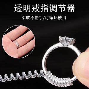 Ajustador de Anillos Transparente con Resorte, Herramienta de Ajuste de Tamaño, Retenedor Antideslizante para Anillos de Moda - Product Image 3