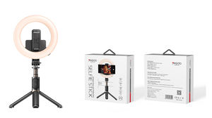 YESIDO ไม้เซลฟี่หมุนได้360องศา,ไม้เซลฟี่สำหรับถ่ายไลฟ์สตรีมไม้เซลฟี่ไร้สายพร้อมไฟวงแหวน - Product Image 6