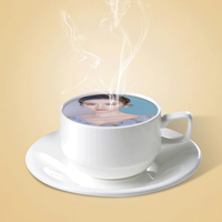 Mesin Pencetak Kue, Mesin Pencetak Makanan, Printer Inkjet Portabel, Printer Flatbed Semi-Otomatis, Mesin Pencetak Latte Art 3D