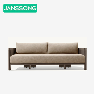 Sofá de Jardín Moderno para Hotel, Muebles de Exterior de Aluminio, Sofá de Lujo para Exteriores, Juego de 3 Piezas, Tumbonas, Muebles para Eventos al Aire Libre - Product Image 5