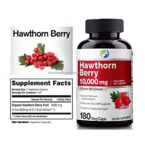 Ausreson <span class=keywords><strong>Hawthorn</strong></span>ベリーエキスカプセル心臓健康サプリメントビーガン300mgフルーツ<span class=keywords><strong>Hawthorn</strong></span>ベリーカプセル - Product Image 3