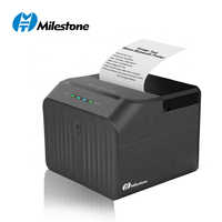 Imprimante de reçus de bureau Milestone MHT-P58C/D 58 mm sans fil pour système de point de vente (PDV) ESC/POS, tickets de caisse, cuisine, stock