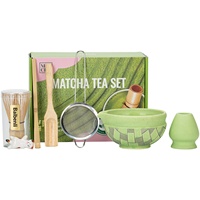 Nouvel ensemble d'outils à matcha en céramique et porcelaine de style nordique, cuillères, ensemble de cérémonie du thé de marque