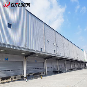 <span class=keywords><strong>Porte</strong></span> <span class=keywords><strong>sectionnelle</strong></span> à peau unique de conception <span class=keywords><strong>industrielle</strong></span> pour les usines et les centres logistiques en alliage d'aluminium - Product Image 3