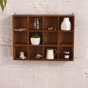 <b>Wall</b> Mounted <b>Storage</b> Cabinet 3 Tier Rectangle <b>Hanging</b> Shelf For Living Room Decor Home Furnishing - Product Image 1