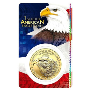 Forma redonda 1oz Tarjeta Sheeves Blister Estuche Impreso <span class=keywords><strong>American</strong></span> Gold <span class=keywords><strong>Eagle</strong></span> Coin Blister con su propio logotipo - Product Image 1
