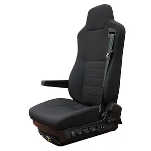 Wholesale Universal Luxury Sports Design Air Suspension Driver Seat Trucks Volvo Heavy Duty Adjustable Back Fabric Leather