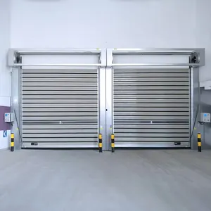 Factory Direct Sales Cheap Turbo Hard Fast Rolling Shutter Door High Speed Automatic Lift Doors