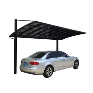 Fabrikant Supply Gepoedercoat Luifel Voor Tent Garage Zware Wind Slip Aluminium 2 Auto Polycarbonaat Carport