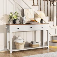 Table d'appoint moderne en bois pour canapé, organisateur de salon avec étagère de rangement