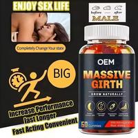 Gummies Massives pour Hommes : Énergie et Croissance – Fonction d'Amélioration Masculine – Authentiques et Originales – Idéales pour le Dropshipping Shopify