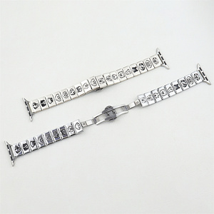 Cute <span class=keywords><strong>Little</strong></span> Puppy Correa de metal para Apple Watch Band 49mm 46mm 45mm 44mm 42mm 41mm 40mm 38mm Hombres y Mujeres Bandas de acero inoxidable - Product Image 5