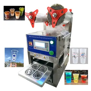 Plastic Lid Communion Cup Filling And Sealing Machine Bottom Sealing Cup Machine