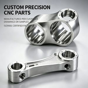 Carcasa de Rodamiento Multibujes y Conjunto de Biela de Precisión Mecanizado por CNC Personalizado, Asiento de Rodamiento Multipuerto de Aluminio - Product Image 1