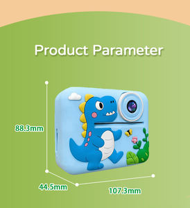 Cámara Instantánea Pequeña y Linda para Niños, Azul, Morado, Rosa, Impresión Térmica HD de 1080P con Papel Fotográfico Incluido, Regalo Creativo - Product Image 6