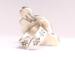 Anillo de ópalo Rosa turquesa del Suroeste, joyería de declaración única de plata esterlina - Product Image 2