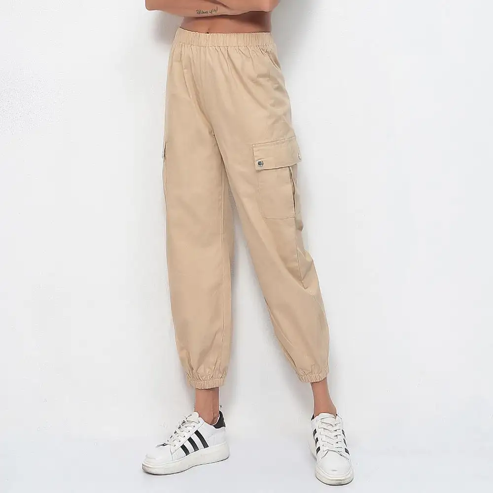 Hochwertige lässige Overalls bequeme weibliche Mädchen hosen Streetstyle-Hosen Cargo Damen Damen Mädchen hosen