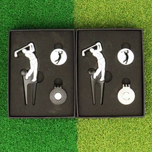 Juego de Regalo de Golf Personalizado con Esmalte de Doble Cara, Caja de Recuerdo, Kit de Herramientas para Divots de Golf, Venta Caliente - Product Image 4