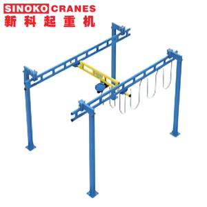 نظام رافعة خفيفة متنقلة Kbk بواجب خفيف ، 6 × 6 متر ، للبيع - Product Image 3