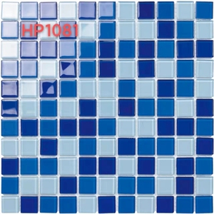 <span class=keywords><strong>Mosaico</strong></span> Foshan JBN, superventas, 300*300, azulejos de <span class=keywords><strong>mosaico</strong></span> de cristal azul para piscina, precio al por mayor, malla fuerte de alta calidad - Product Image 3