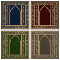 Tapis de prière miniature en laine sur mesure pour l'Arabie Saoudite, épaisseur de 6 mm à 15 mm, pour projet de mosquée