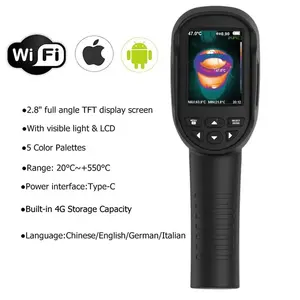 HT-06 256x192 WIFI กล้องถ่ายภาพความร้อนอินฟราเรดแบบมือถือสำหรับการตรวจสอบทางอุตสาหกรรม - Product Image 3