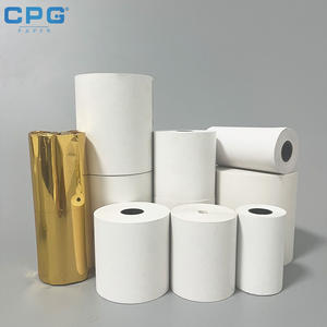 Papel Térmico para Caja Registradora OEM Personalizado, Imagen Nítida, Fuerte Adhesión, Rollo de Papel Térmico de 57x38 mm, Impresión de Recibos de Comestibles, Rollo Térmico para Caja Registradora - Product Image 1