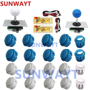 Arcade Tủ Kit USB Encoder 20 x Push nút + cần điều khiển + USB Encoder Board Arcade phím điều khiển và nút Kit - Product Image 4