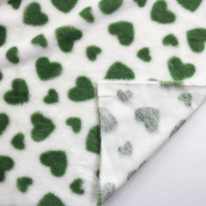 Vải Sang Trọng Mềm Đồ Chơi Lông Thú Vải Của Sân Bán Buôn Oeko-Tex Chứng Nhận In Ấn Faux Lông Thỏ Cho Mùa Đông/Đồ Chơi/Quần Áo - Product Image 3