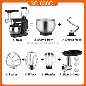 <span class=keywords><strong>Robot</strong></span> à <span class=keywords><strong>pâtisserie</strong></span> électrique, 3 en 1, mixeur de gâteaux à support, ustensile de cuisine multifonctions - Product Image 6