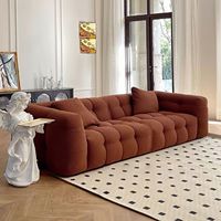Ensemble de canapés sectionnels en velours moderne - Nouveau design pour salon, canapé d'amour, ensemble de canapés 2 places pour appartement et villa