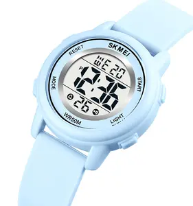 Skmei 1721 Sport Digital Watch Silicone Band Cheap Kids Small Dial Watches With Colour Lights