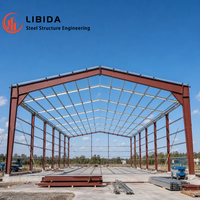 Entrepôt en structure métallique préfabriquée certifié ISO |   Haute résistance au vent |   Bâtiments métalliques à assemblage rapide