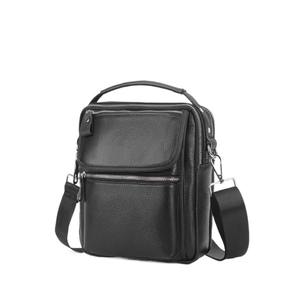 กระเป๋าสะพายไหล่ผู้ชายหนังวัวชั้นหนึ่งกระเป๋าสะพายไหล่แนวตั้งกระเป๋าเอกสารแบบนุ่มลำลองทำจากหนังวัวชั้นหนึ่งตามสั่ง - Product Image 4