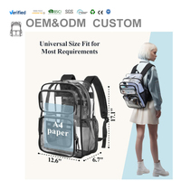 Sac à dos scolaire en PVC grande capacité pour étudiants, imperméable, pour enfants, sacs de loisirs pour garçons et filles, vente en gros