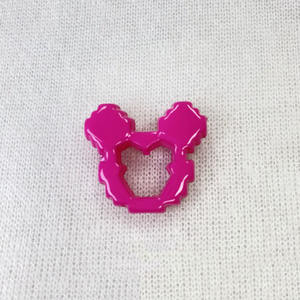 Grosse tête ensemble mignon perles acryliques véritable tête de chat populaire perles de fluorite en plastique sangle de téléphone portable bijoux sac Production - Product Image 6