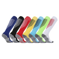 Chaussettes de football de haute qualité avec fond en tissu éponge respirant pour hommes et enfants