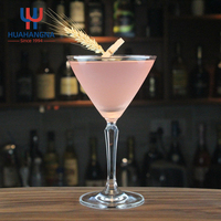 Verres à Martini créatifs 215ml 7oz faits à la main artistiques verres à Cocktail en cristal clair pour la fête de mariage de bar