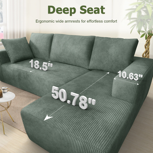 Modern <strong>L</strong> <strong>Shape</strong> Modular <strong>Sectional</strong> with Built In Cup Holders and Side Pockets Functional - Product Image 2