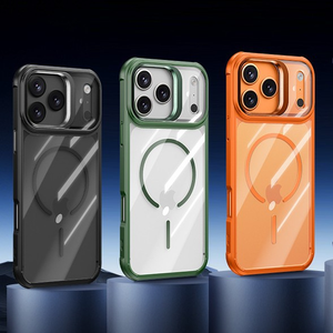เคสโทรศัพท์มือถือแม่เหล็กใสคุณภาพสูงสำหรับ iPhone 18 Pro Max 17 16 15 พร้อมกรอบกันกระแทกแบบ Air Cushion ป้องกันกล้อง - Product Image 1
