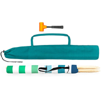 Pare-vent pliable, 3 m, clôture coupe-vent de plage, toile imperméable, poêle à vent, Camping en plein air