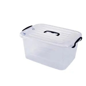 wholesale 45L household plastic PP storage box large capacity multi-function with lid portable toy book clothes container case