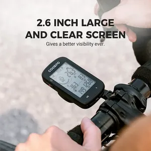 มาตรวัดความเร็วจักรยานไร้สาย GPS พร้อมมาตรวัดระยะทาง GPS BLE ANT+ เซ็นเซอร์สำหรับจักรยานเสือหมอบ รองรับการเชื่อมต่อแอป Strava พร้อมฟังก์ชั่นวัดความสูง - Product Image 3