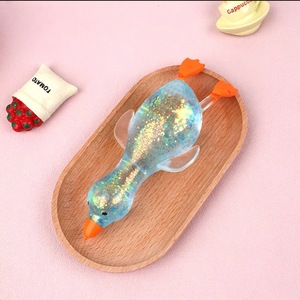 Jouet à presser en forme de canard Aurora scintillant 2026, rempli de <span class=keywords><strong>Malto</strong></span>, jouet anti-stress souple, jouet sensoriel Fidget pour enfants et adultes, soulagement de l'anxiété - Product Image 6