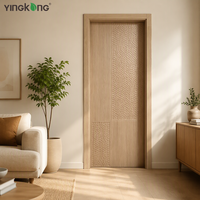 Portes insonorisées WPC Yingkang avec quincaillerie, modernes, en polymère, étanches, sans formaldéhyde, pour projets de design intérieur