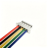 Connecteur de faisceau de câbles JST SH1.0mm à 5 broches, pas de 1,0 mm, avec contacts en cuivre, boîtier PC PA66, automobile, certifié CE, vente en gros usine